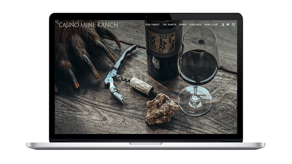 Website for Casino Mine Ranch