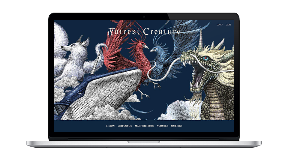 Website for Fairest Creature