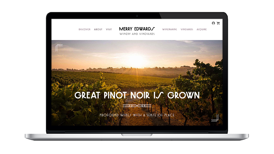 Website for Merry Edwards