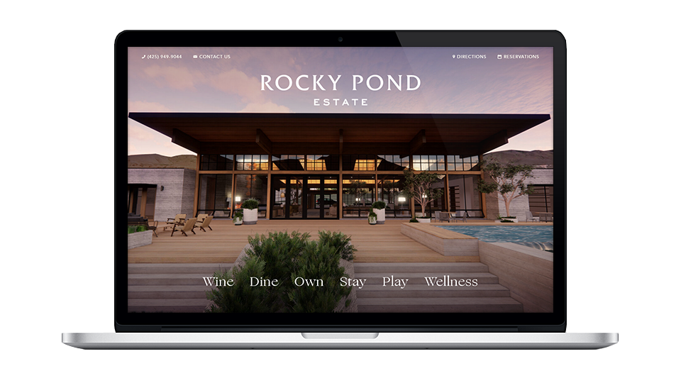 Website for Rocky Pond Estate